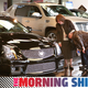 Customers look over Cadillacs offered for sale at a GM dealership May 13, 2009 in Lincolnwood, Illinois. In an attempt to shore up the industry General Motors announced plans to cut 2600 dealerships while Chrysler has made plans to eliminate about 850.